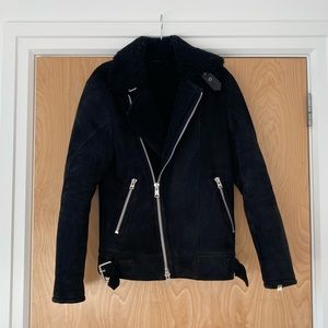 AllSaints Men's Shearling Jacket